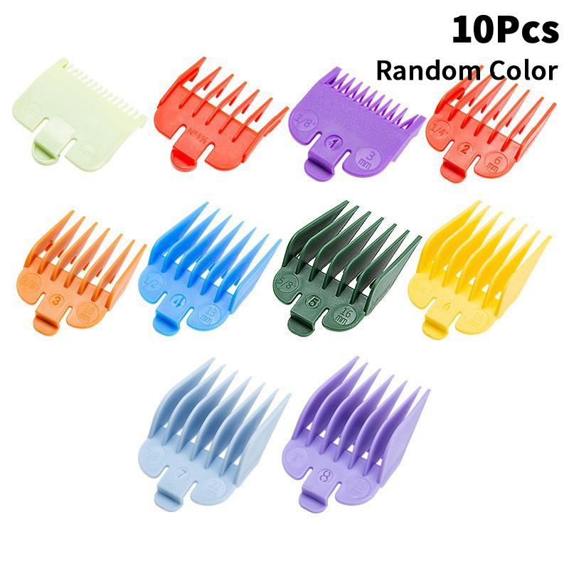 Universal Men's Hair Clipper Limit Comb Set 2/3/4/8/10Pcs Barber Cutting Guide Replacement Attachments for Hair Trimmer Styling