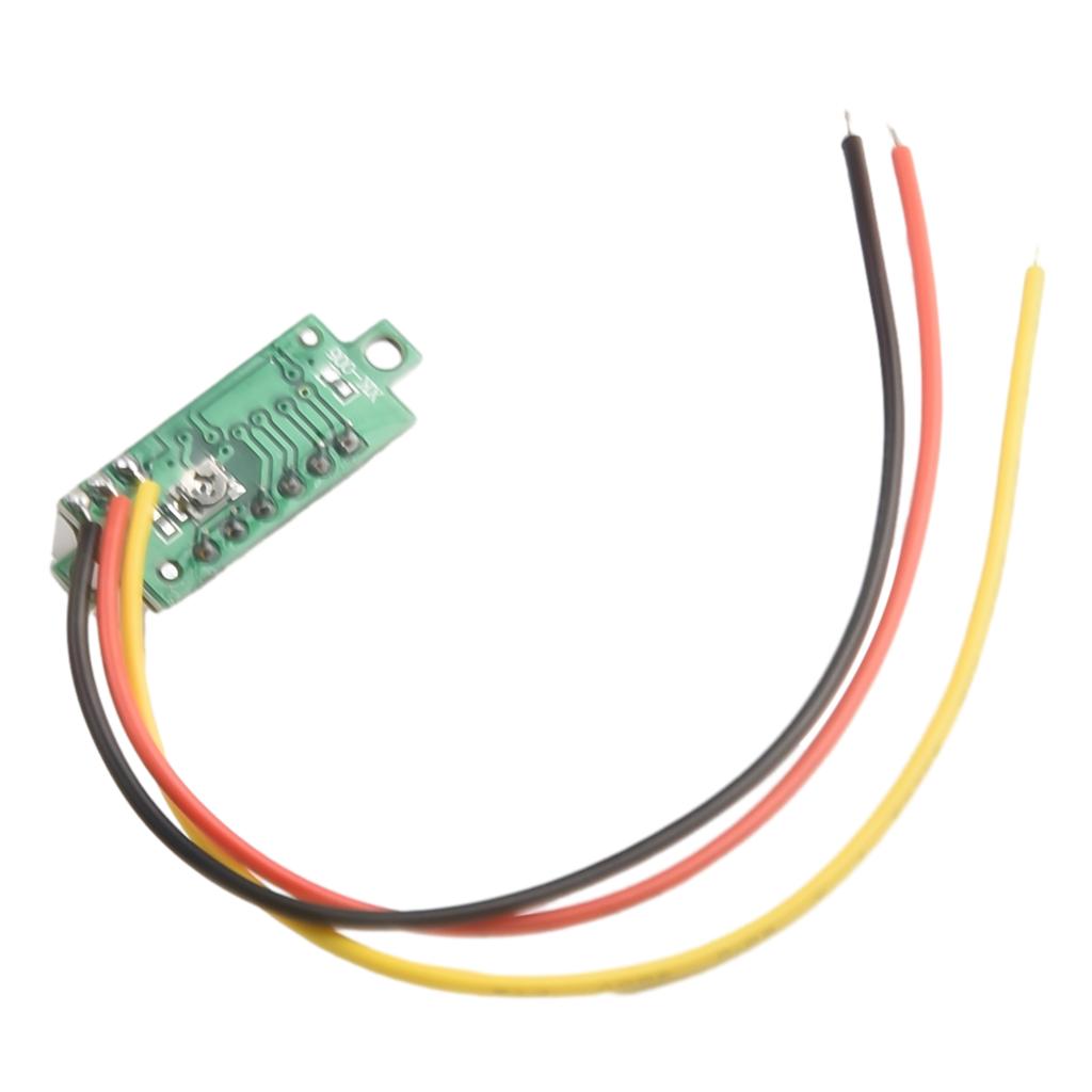 1pc Voltage Table Digital Display LED Minimun Measurement Reverse Connection Reverse Protection DC Voltmeter Head