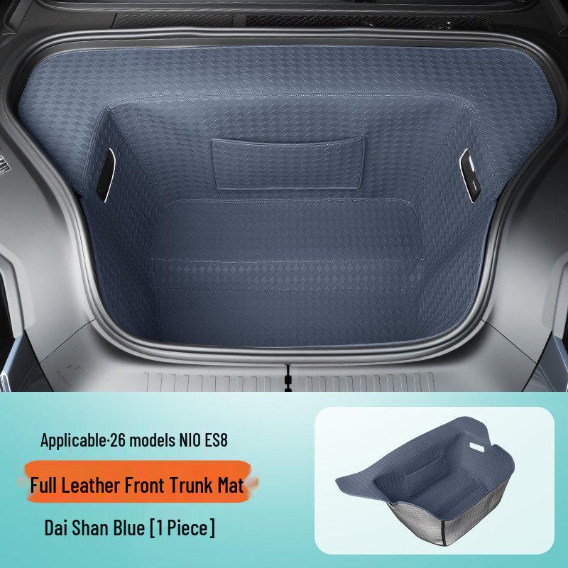 NIO ES8 Front & Rear Trunk Mat: Full-Coverage Leather Protection for 26 Models