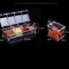 Kitchen Seasoning Jar Set Acrylic Condiment Storage Box Transparent Salt Sugar Spice Jar Set