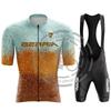 BERRIA Cycling Jersey Set 2024 Summer Men Star Point Cycling Clothing Short Bike Jersey Breathable Racing Sport Bicycle Jersey