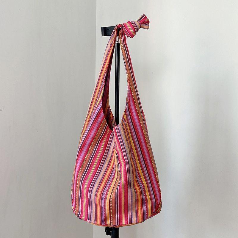

Women s Boho Chic Aztec Tote Bag Ethnic Sling Crossbody Shoulder Purse for Work Travel Lady Knitting Canvas Gypsy Hippie Bag