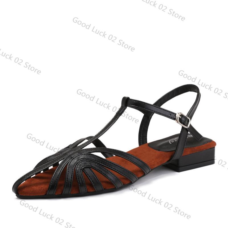 Fashion 2025 Heels Women Sandals Summer Black Stilettos Ankle Buckle Strap Ladies Casual Pumps PU Sexy Sandalias Comodas De Mujer