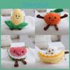 Plush Fruit Keychain Cute Cartoon Bag Pendant For Kids And Teens