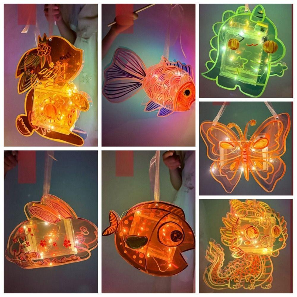 Luminous Mid-Autumn Glowing Lanterns Simulation Handheld Lanterns  Children's Gift