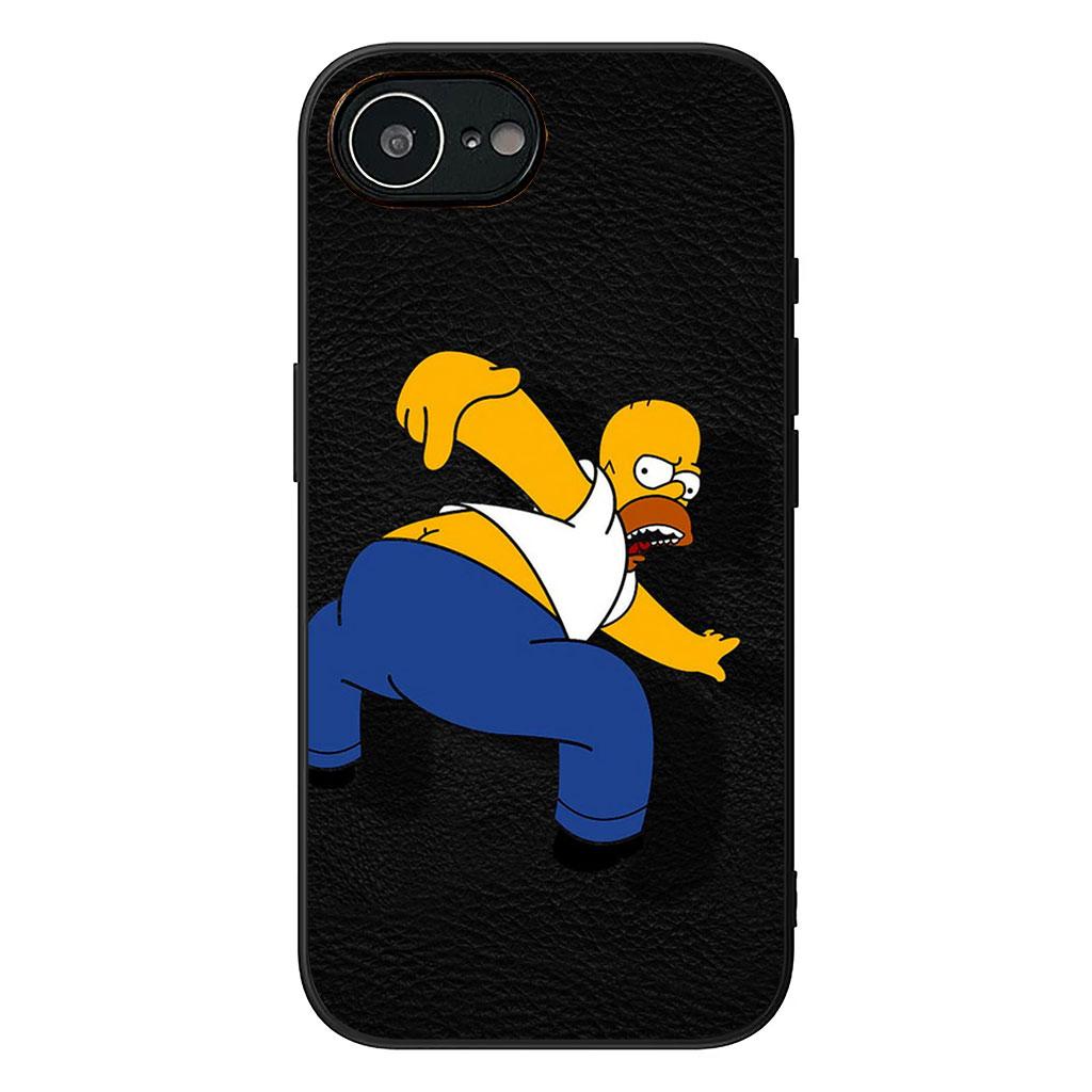 Cartoon S-Simpsons-Funny Barts Phone Cover for Apple iPhone 16 15 14 Plus 13 12 Mini 17 Pro Max + ProMax 16E Air Case
