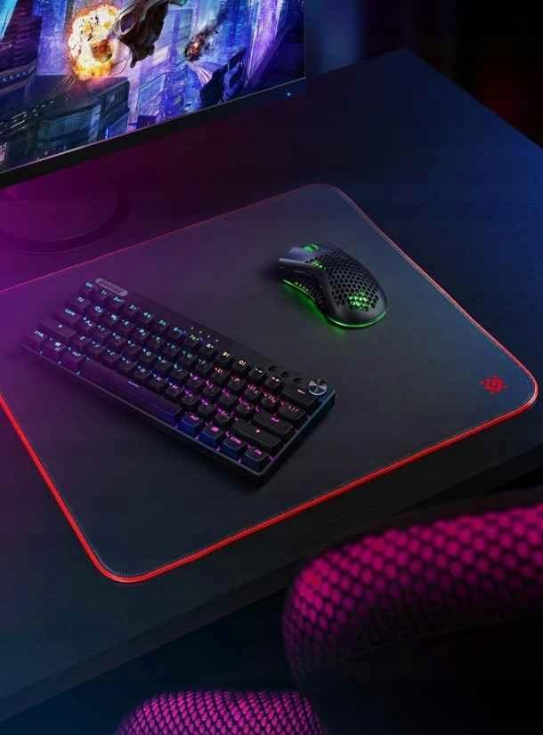 Defender Gaming BLACK Mousepad 400x355x3mm