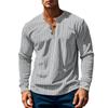 Men S Hoodless Long Sleeve Pullover Solid Color Jacquard Casual Sweatshirt