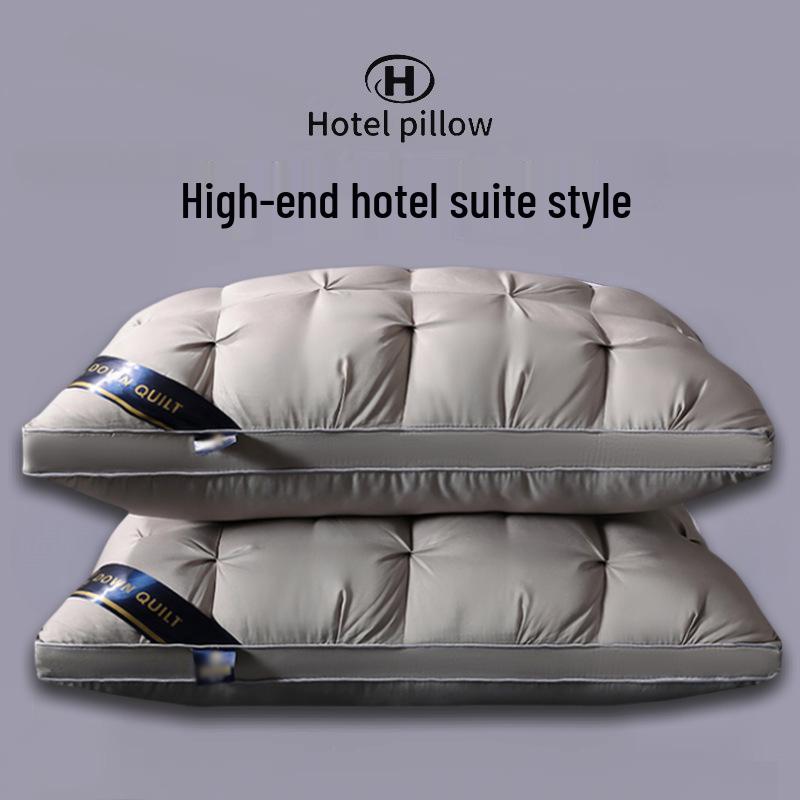 Five-Star Hotel Style Washable Feather Velvet Neck Support Pillow