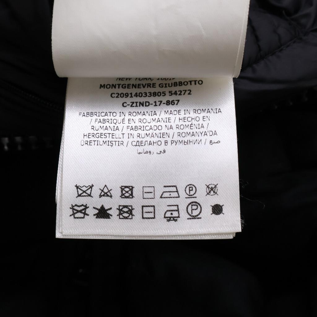 MONCLER Domestically authorized Montgenevre down jacket Jacket 2 blackUsed