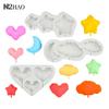 2pcs Silicone Number 0-9 3D Embossed Fondant Candy Chocolate Mold,Birthday Cake Decoration DIY Baking Handicraft,for Cake Decor