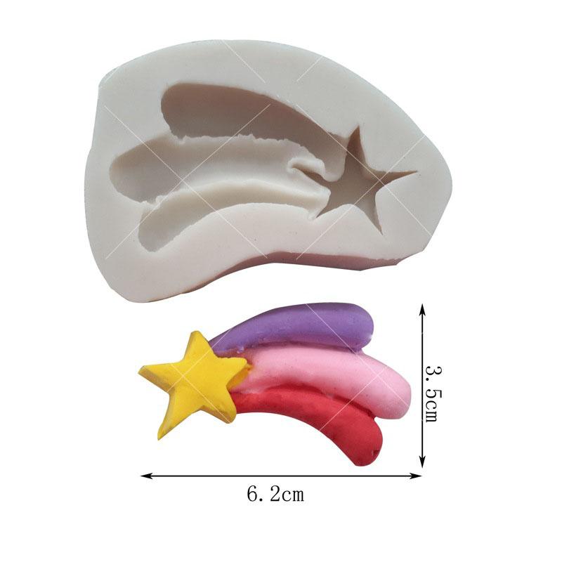 Silikonová forma Unicorn Design Forma na zdobení dortů Forma na výrobu cukrové gumy Nástroj 3D čokoládová pěna