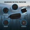 1/5 Pcs Hard Shell Eva Sunglasses Case With Water Resistant Surface Portable Carabiner For Outdoor Hiking Travel Daily Use