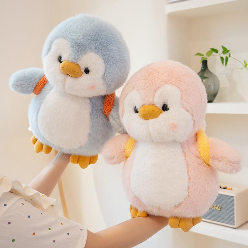Soft Fat Penguin Plush Toy Cute Stuffed Couple Penguin Furry Doll Sleep Hug Pillow Home Cozy Decoration Cushion Birthday Gift