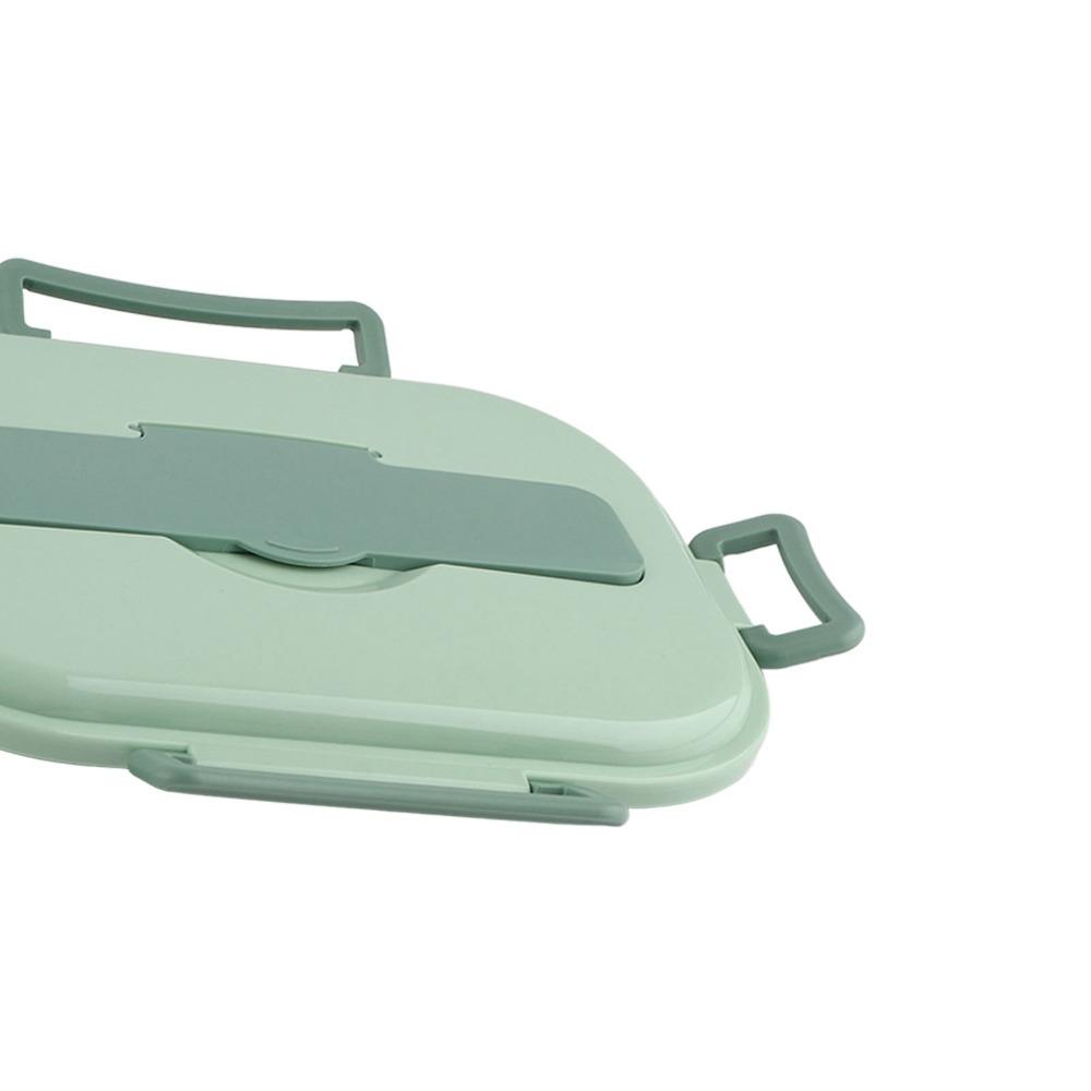 4-Compartment Stainless Steel Lunch Box Includes Soup Bowl Insulated Lunch Box Family Use
