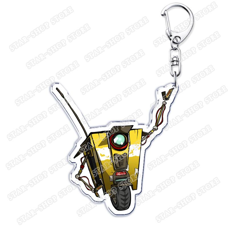 

Popular Video Game Keychains for Accessories Jewelry Cartoon Vault Hunter Handsome Jack Keyrings Fans Friends Gamers Gaming Gift