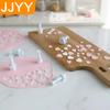 3 Stuks Taartvorm Fondant Snijder Plastic Doe-het-zelf Taartdecoratie Gereedschap Plunjer Bakbenodigdheden voor Taarten en Gebak