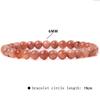 6mm Chakra Beads Energy Bracelet Natural Round Agates Onyx Stone Stretch Bracelet Bangles for Women Men Handmade Yoga