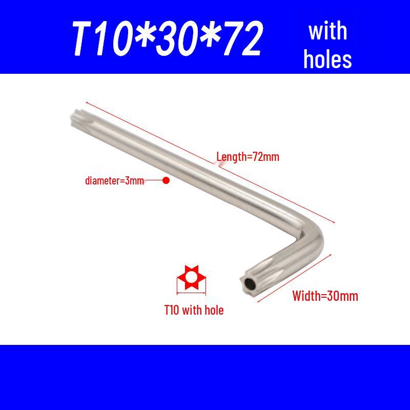 Plum Blossom Anti-theft Star and Hexagon Wrench Set (T10-T30)