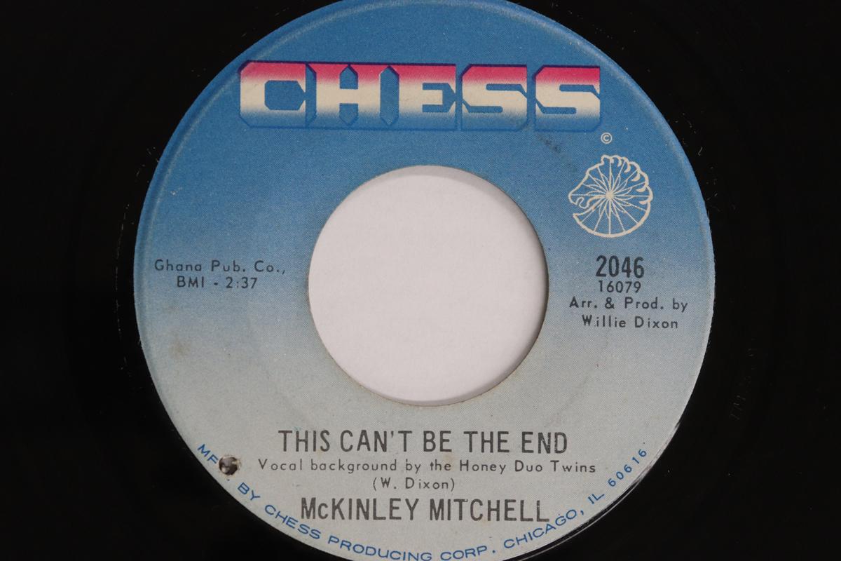 

7inch Record MCKINLEY MITCHELL, HONEY-DUO-TWINS - This Can t Be The End / Playboy 2046 CHESS 1967 US Soul/Funk Used