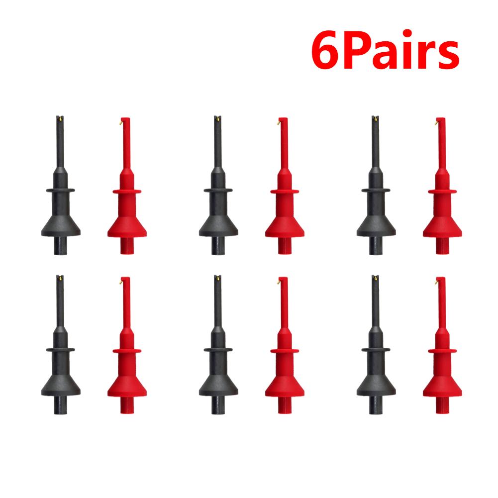 Probe Hook Kits 4mm Banana Jack Telescopic Spring Damage Test Hook High Current Multimeter Test Probe Hook Electrical Hand Tools