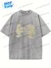 Durable Cotton Vintage Style Cotton Tshirt Oversized Short Sleeve Crew Neck Tee Casual Streetwear With Printed Graphic All
