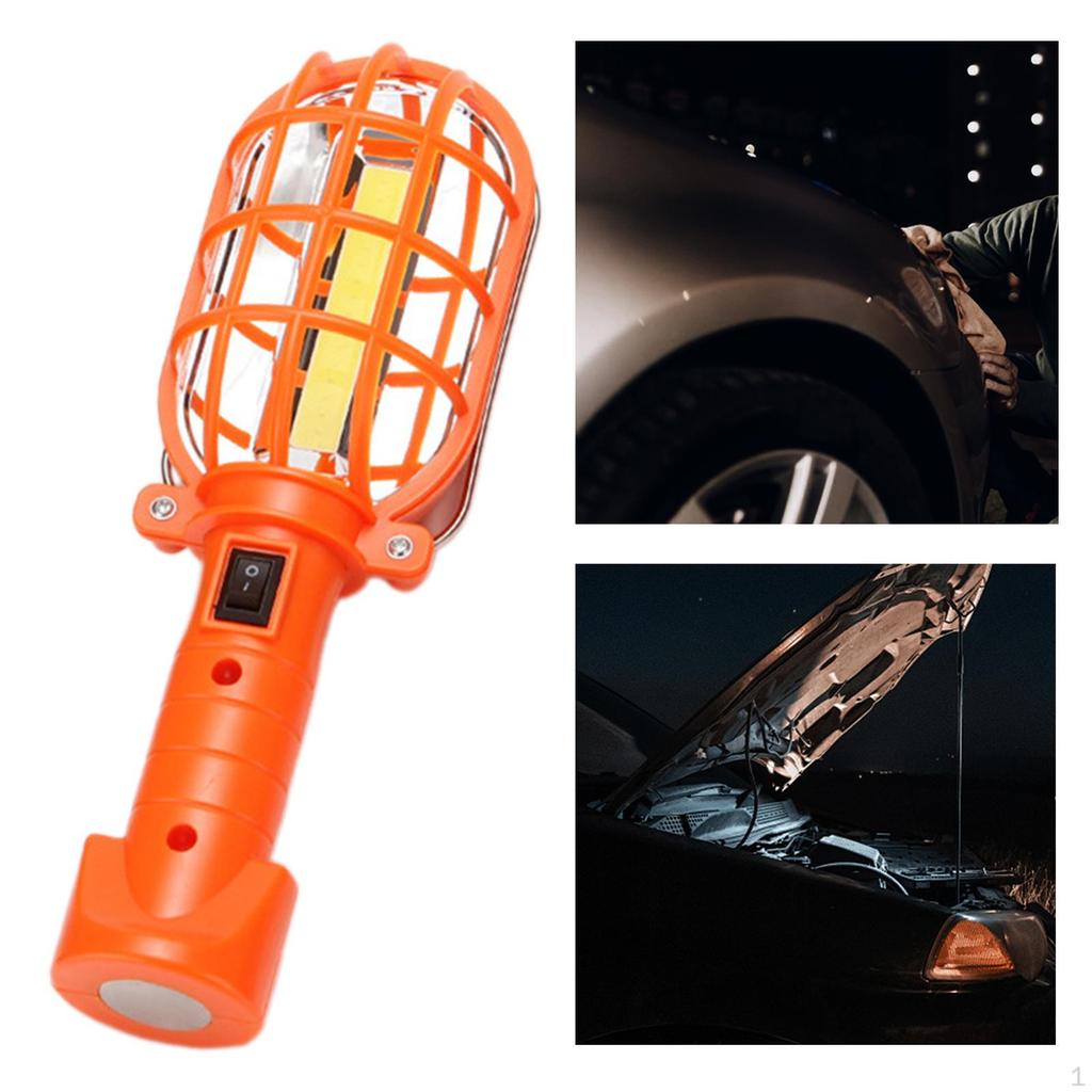 COB Work Light Camping Accessories Portable Handheld Lightweight Handy Flashlight for