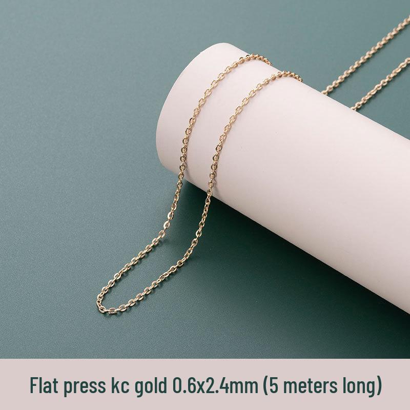 5m Σταυρωτή Σιδερένια Αλυσίδα - Επίπεδη Αλυσίδα O-κρίκων Κολιέ & Τσάντας DIY Αξεσουάρ Κοσμημάτων