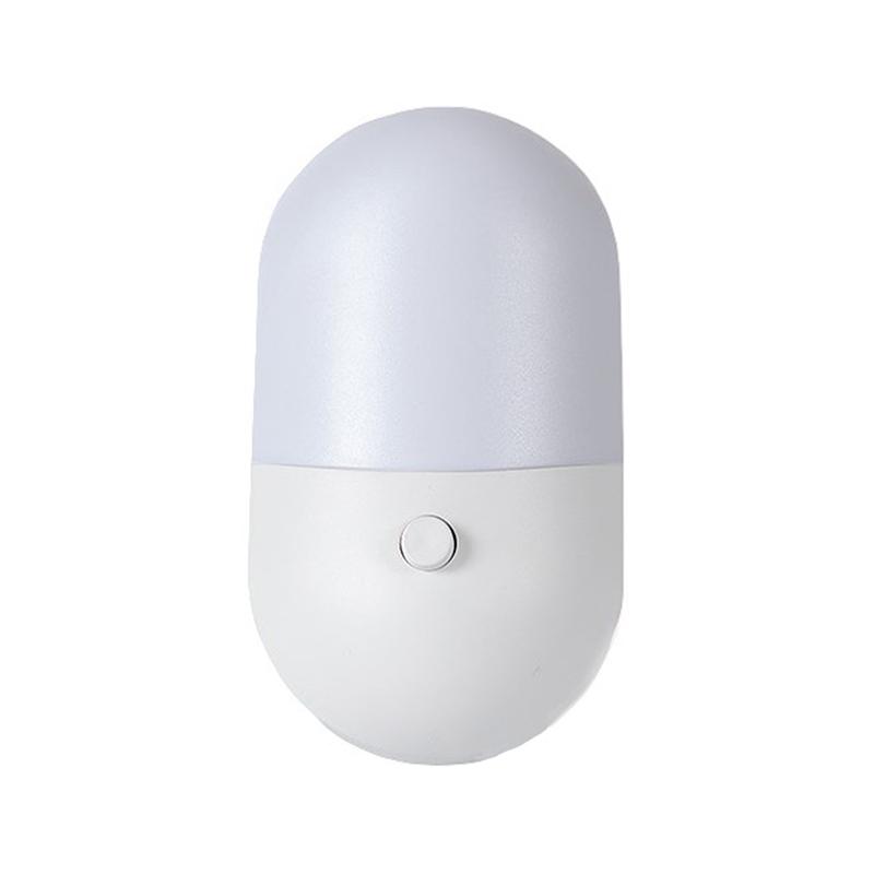 Dusk To Dawn Automatic Led Night Lights Wall Plug In Light Sensor Warm White