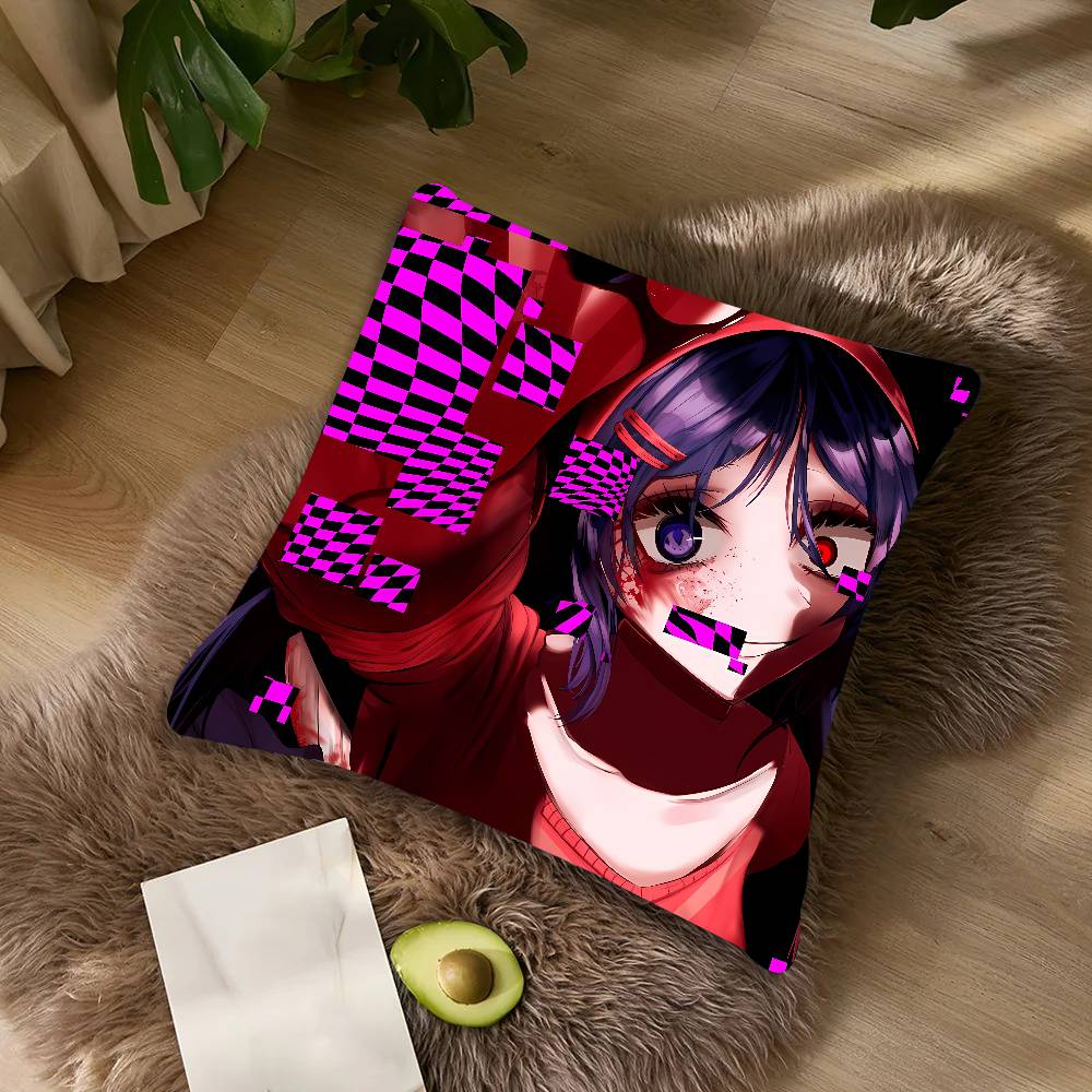Cute Mita Horror role-playing Game M-MisideS Cushion Cover Decor Home Throw Pillow Covers For Couch Pillow Cover Decorations