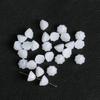 10mm Glazed Lotus Pod Pendant Imitation Jade Spacer Bead Handwoven Charm DIY Jewelry Material