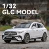 1:32 Benz GLC400 SUV GLC Alloy Model auta Zvuk a světlo Stahovací dětská hračka Sběratelské předměty Dárek k narozeninám