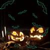 12pcs/set Luminous Bat Halloween Stickers, Halloween Decoration Set, Perfect for DIY Window and Wall Decoration