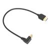90 Degree Down HD Multimedia Interface Cable 48Gbps Gold Plated Flexible HD 8K HD Multimedia Interface Cable for Laptops