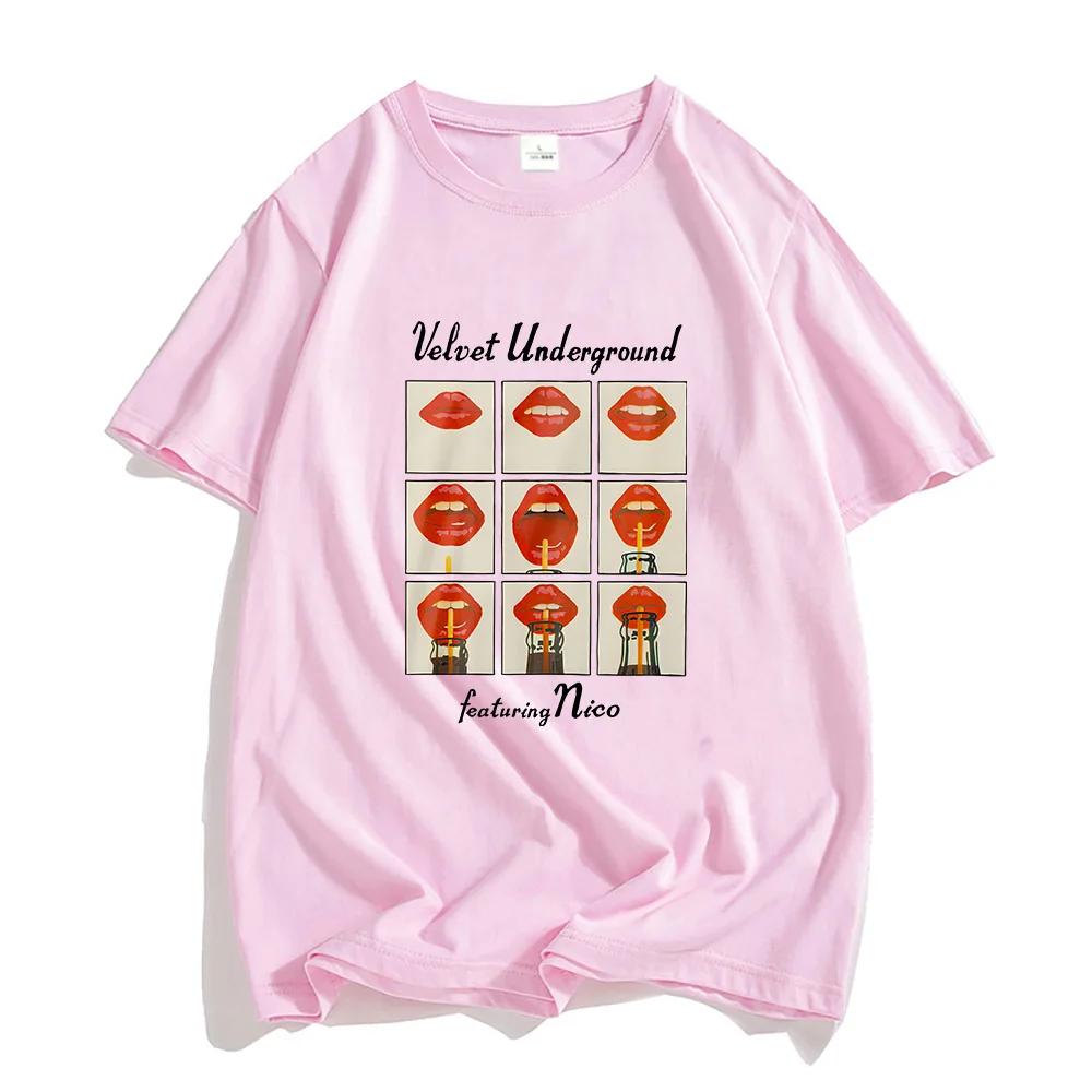 The Velvet Underground Rockband T-Shirts MÄNNER Hübsche Grunge T-Shirts Hochwertige T-Shirts Vier Jahreszeiten Reguläres T-Shirt