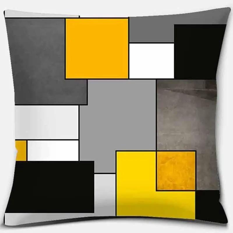 

Простая красочная геометрическая декоративная наволочка для гостиной, офиса, украшения для дома, наволочка 40x40cm