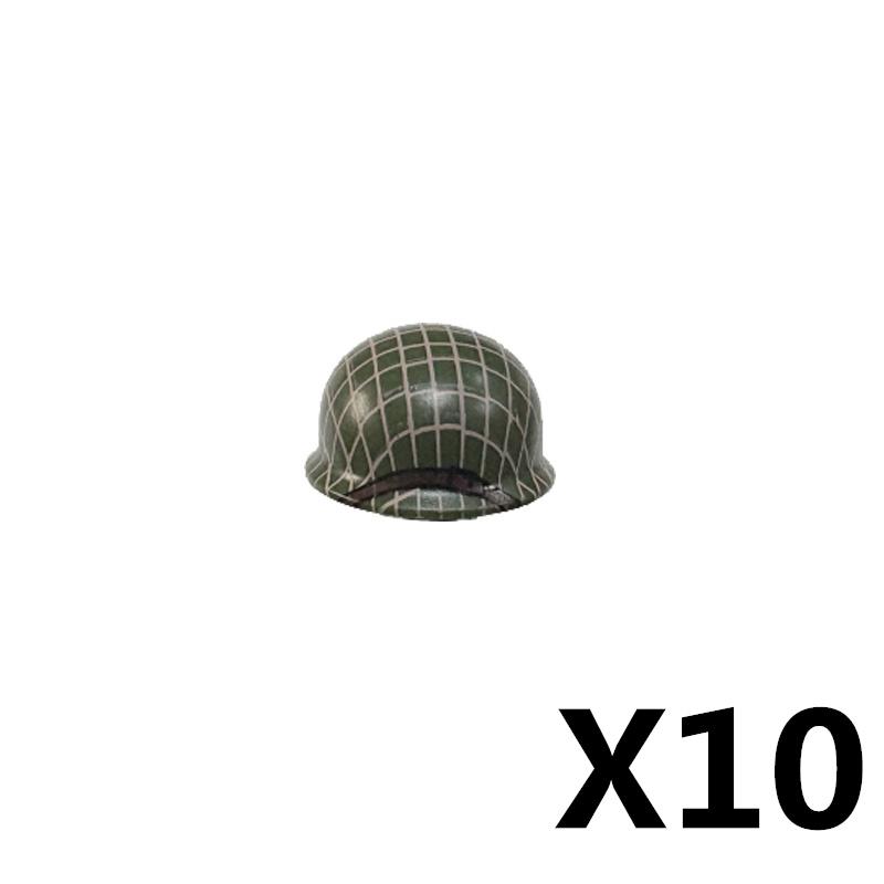 Military Figure MOC Building Block Accessories Vest Equipment Soviet American Soldier Helmet Hat Kit Mini Brick Toy Gift K48
