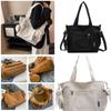 Simple Solid Color Large Capacity Women Casual Oxford Cloth Tote Bag For Daily Use