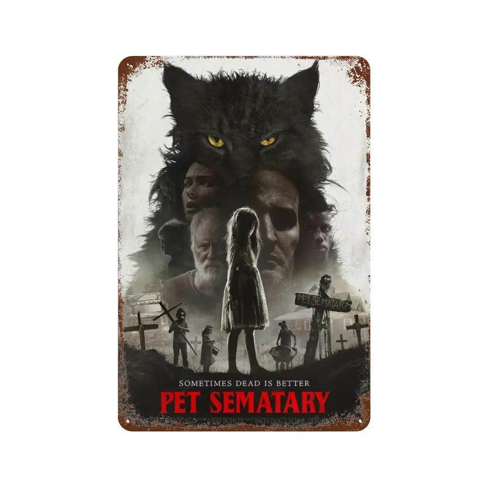 Horror Movie Metal Sign Garage Man Cave Pub Wall Decor 20x30cm