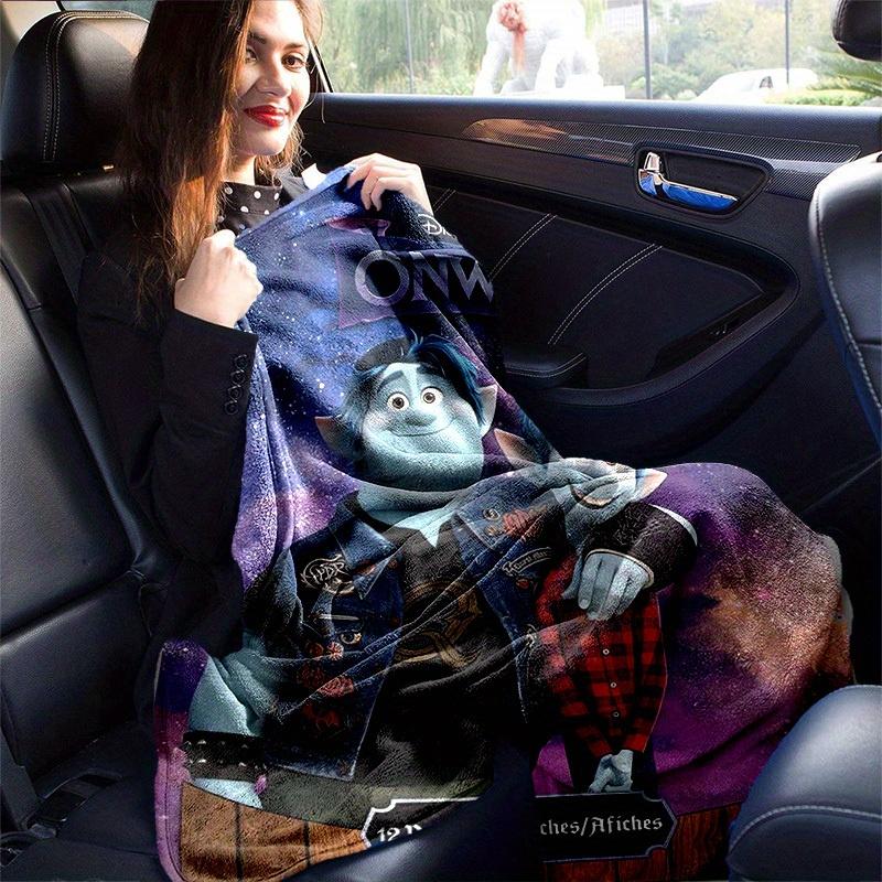 1pc, Onward Movie Merchandise: Blue Elf Brothers Home Decor Blanket Perfect for Couch, Bed, Travel, Camping, Car