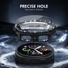 ENKAY HAT PRINCE Pour Samsung Galaxy Watch8 40mm Coque avec Film d'Écran en PMMA Décoration Strass Housse de Montre en PC
