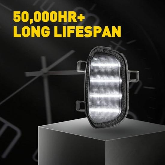 Left Right Side Front Turn Signal Side Mirror Light For -22 GMC Sierra 1500