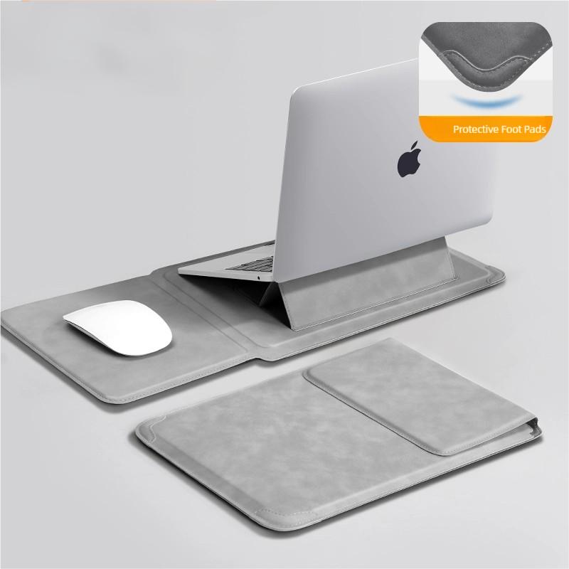 Laptop Sleeve Case 13 14 15 15.6 16Inch Voor Huawei HP DELL Tas Voor Macbook Air Pro 13 13.6 M4 Notebook Case met Standaard Mannen Vrouwen 13inch