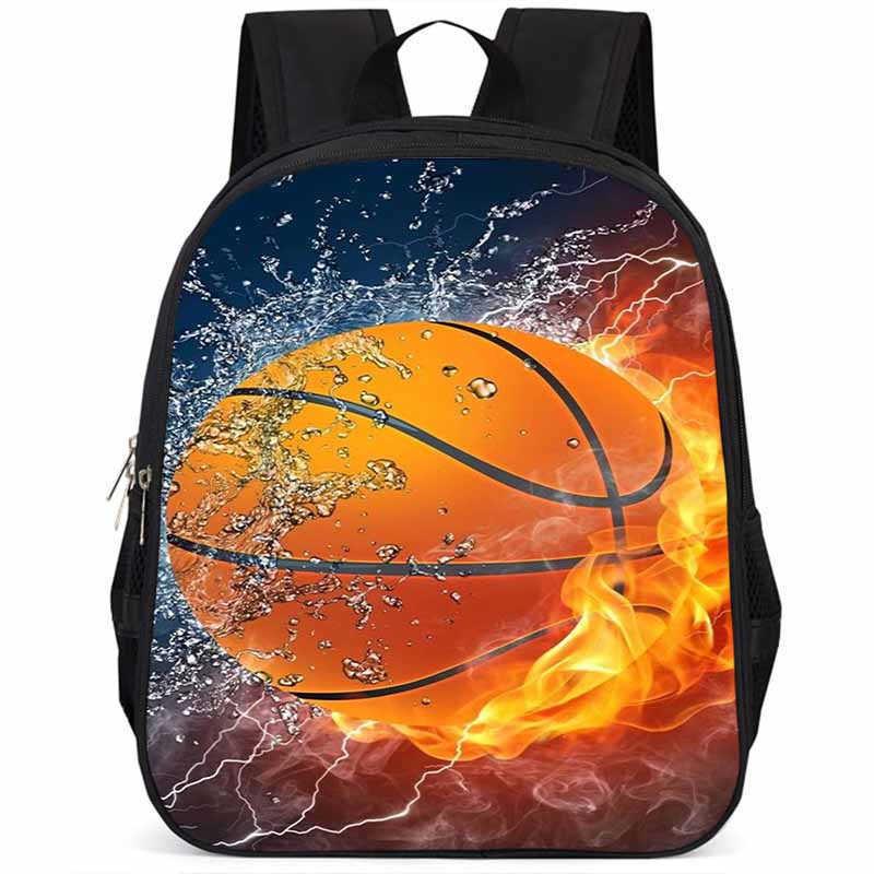 Sac à dos scolaire élégant Basketball 15 pouces Grande capacité Léger Pour Garçons et Filles