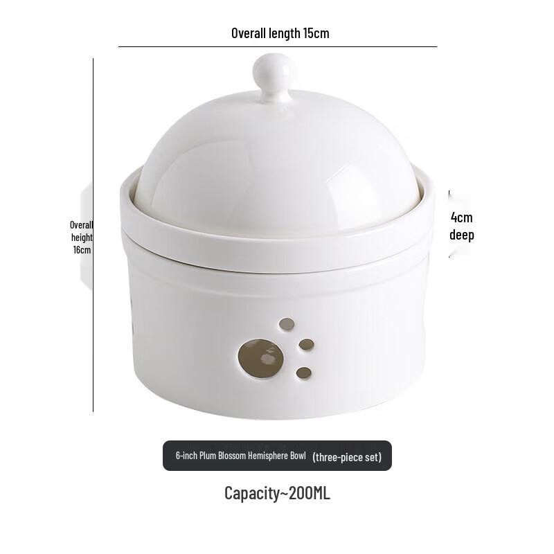 

Ningzhao Ceramic Candle Heating Stew Bowl