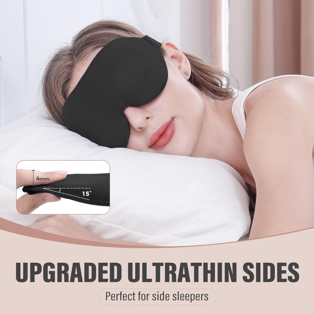 3D Sleeping Mask Eyepatch Block Out Light Soft Paded Sleep Rest Relax Aid Cover Patch Blindfold Face Shade Eyeshade Eyes Patchs