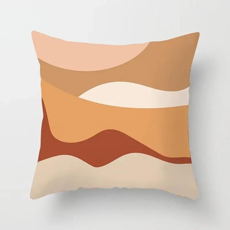 Simple Abstract Line Drawing Decorative Pillowcase Living Room Office Ornaments Home Pillowcase