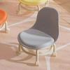 Kids Low Rolling Stool with Backrest Low Height Roller Stool with Universal Wheels Low Roller Seat