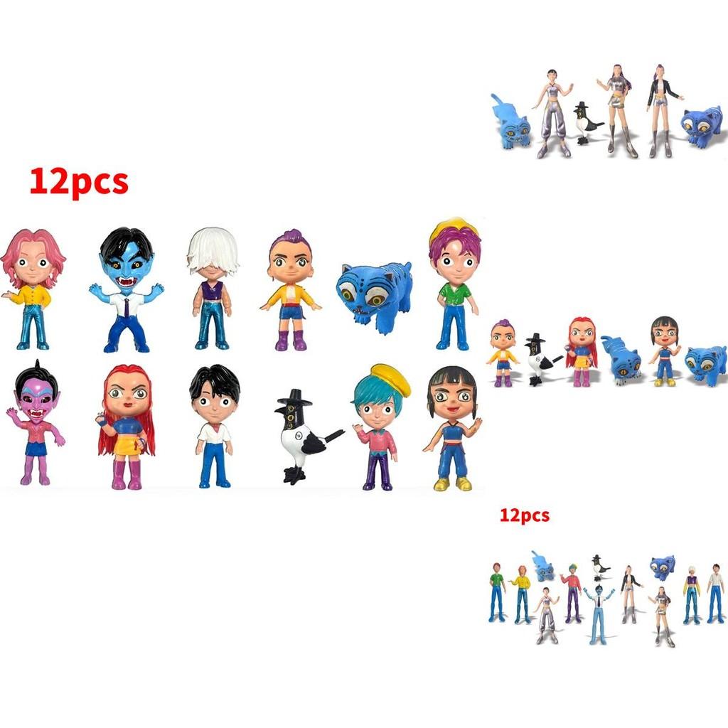 Kpop Demon Hunters Pvc Game Figure Model Collectible Desktop Decor For Fans