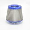 Stainless Steel Engine Air Filter 3" Round Tapered Universal Cold Air Intake Cone Filter